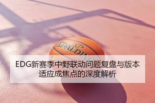 EDG新赛季中野联动问题复盘与版本适应成焦点的深度解析